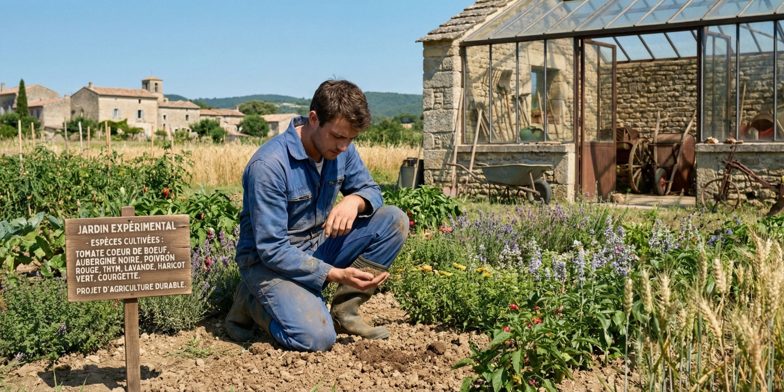 Lycées Bac STAV : Guide pour Choisir le Meilleur Établissement Vue d'un lycée agricole avec exploitation pédagogique et espaces naturels pour la formation STAV